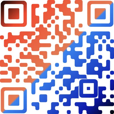 Gradient QR Code design example 10