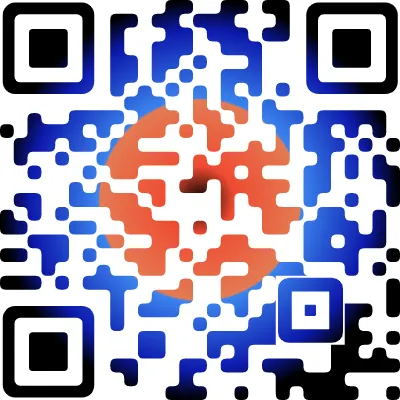 Gradient QR Code design example 11