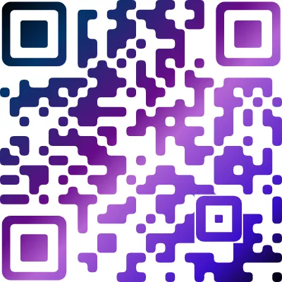 Gradient QR Code design example 12