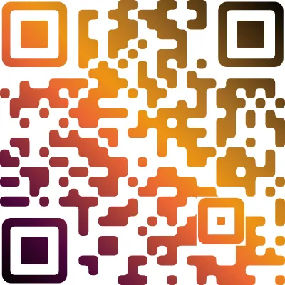 Gradient QR Code design example 19