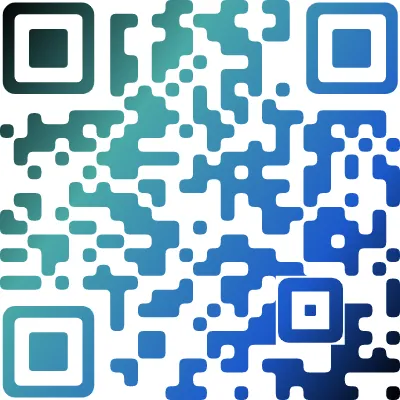 Gradient QR Code design example 2