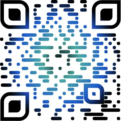 Gradient QR Code design example 3