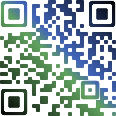 Gradient QR Code design example 7