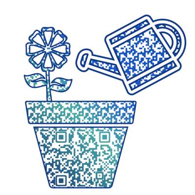 Custom QR Code shape design 40