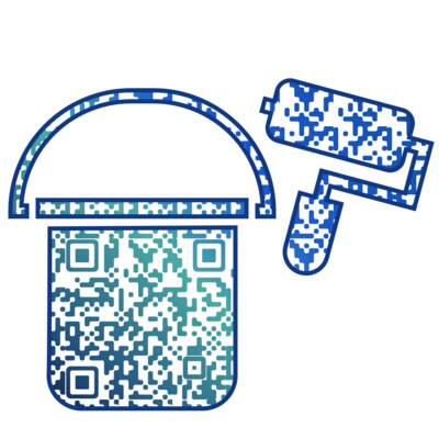 Custom QR Code shape design 50